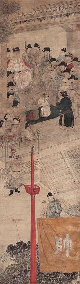 郭子仪朝庆图 立轴