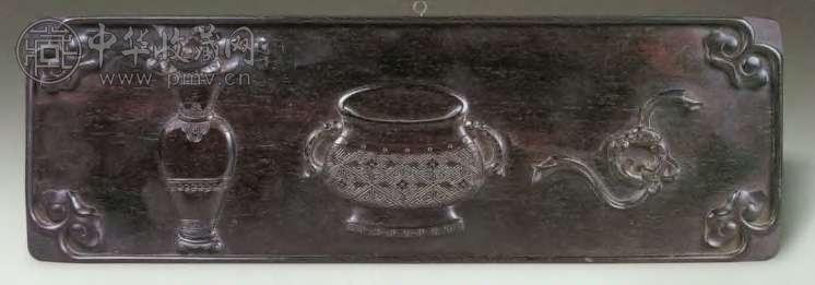 清 梓檀雕天下太平挂屏