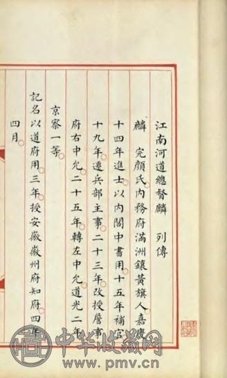 清末 国史大臣列传