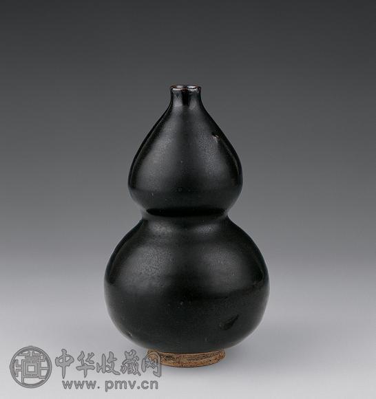 元 黑釉葫芦瓶