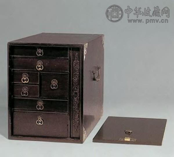 清 紫檀药箱