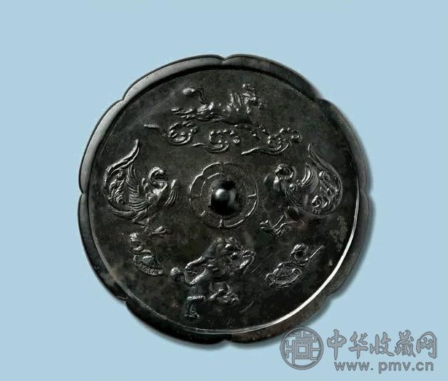 唐 双鸾瑞兽镜