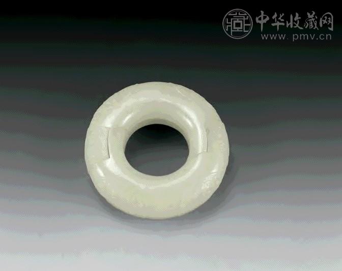 清乾隆 白玉蚩尤合璧连环镇