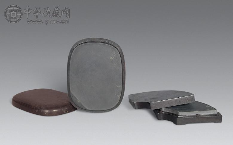 清 红木盒端砚(2方)