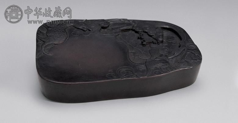 清 端马兽纹砚