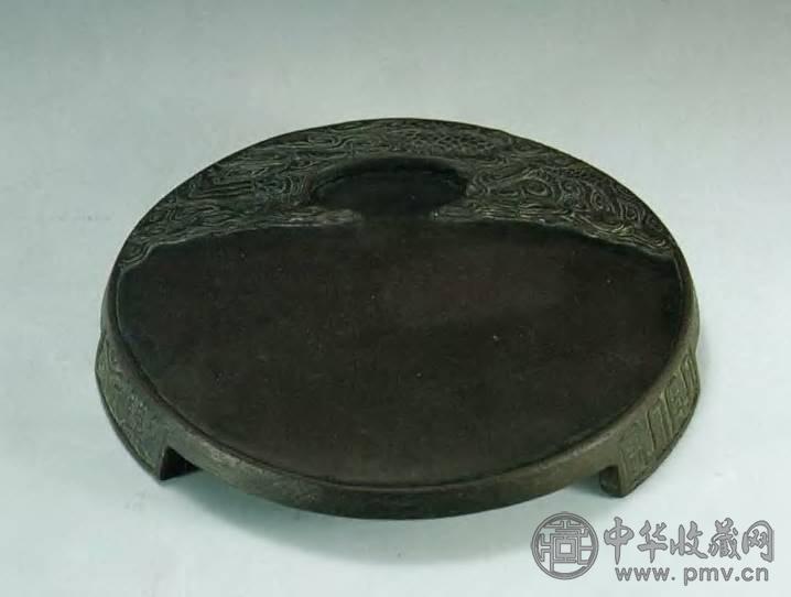 清 澄泥云龙砚