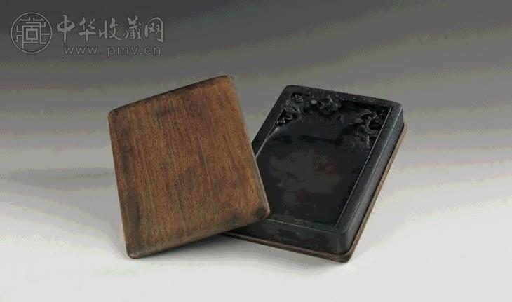 清 刘德六款雕花卉纹端砚