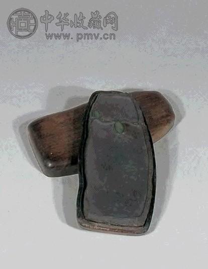 端石竹节形砚