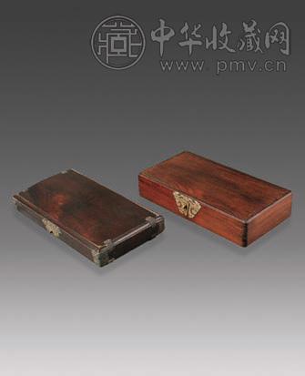清末 红木长方盒(2件)
