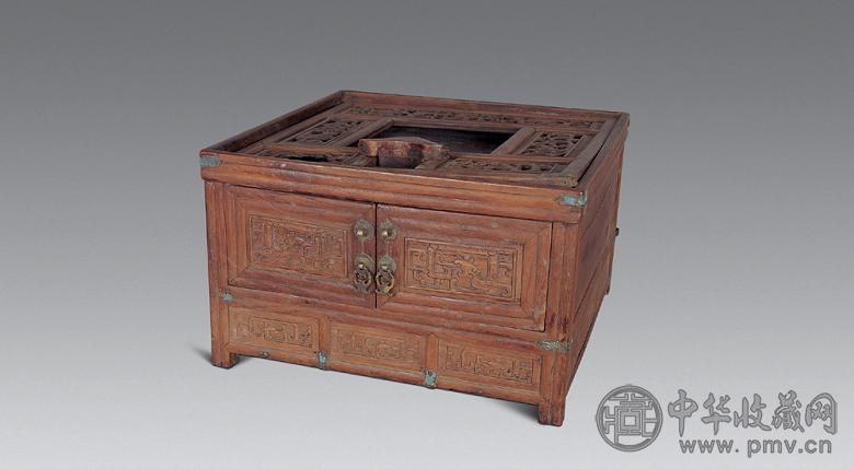 清 黄花梨梳妆箱