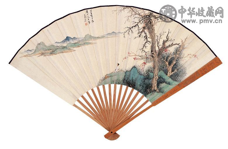 中国画 山水 扇面 清時代 明清諸家山水畫扇等｜Various Artists (Ming/Qing Dynasty
