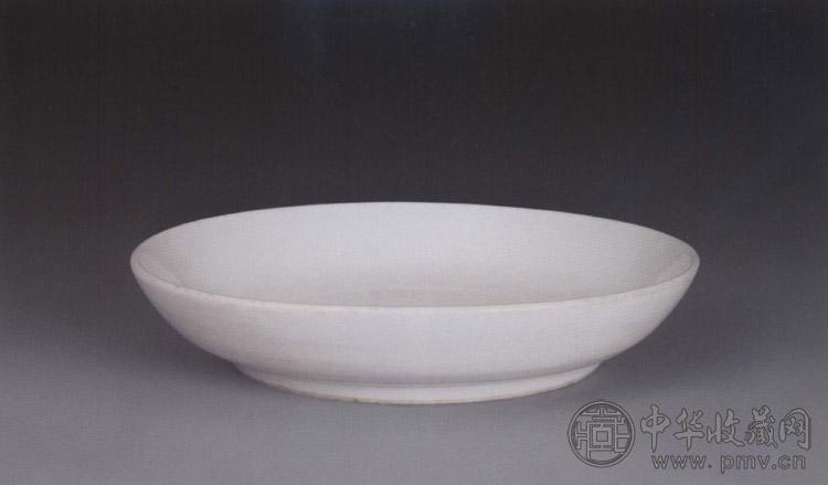 明嘉靖 白釉大盘