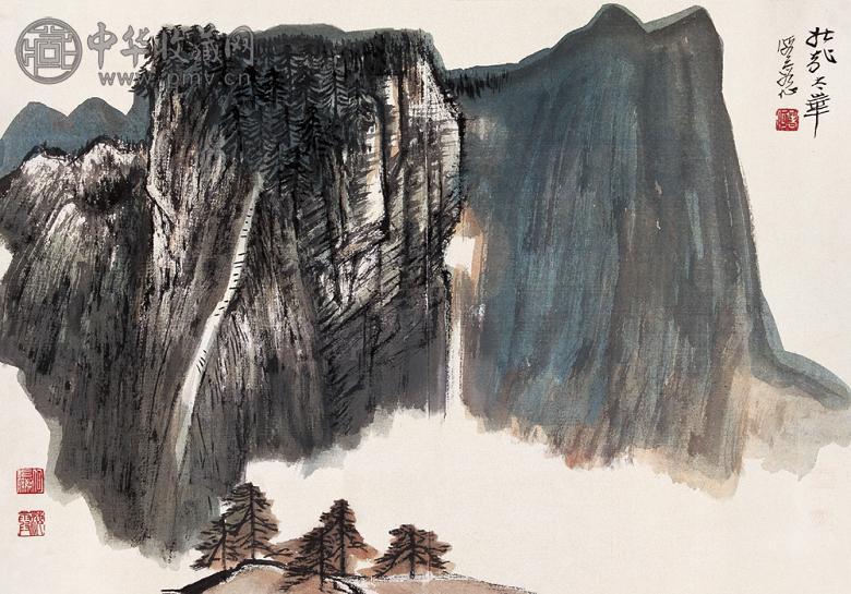 何海霞 山水 镜心 设色纸本