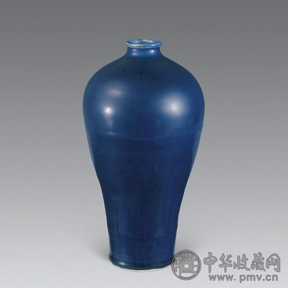 元 霁蓝釉梅瓶