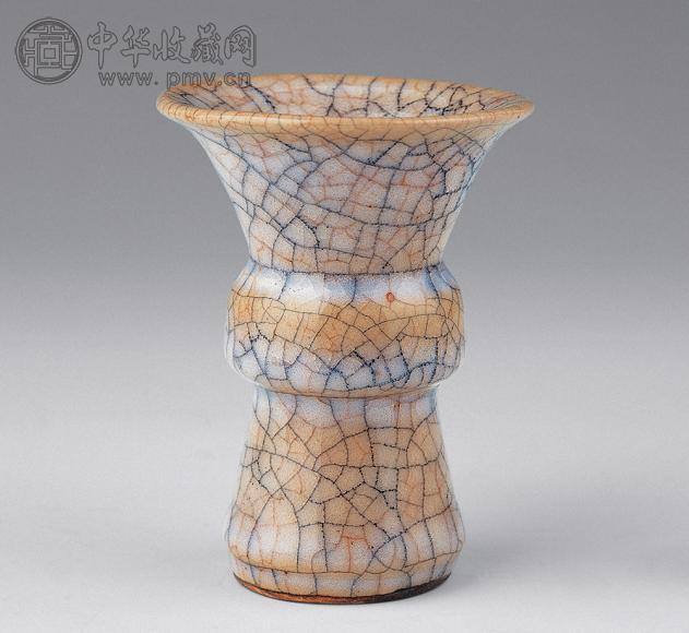 元-明 哥釉花觚