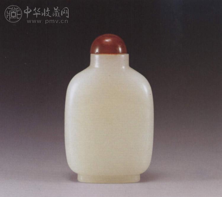 清中期 白玉鼻烟壶