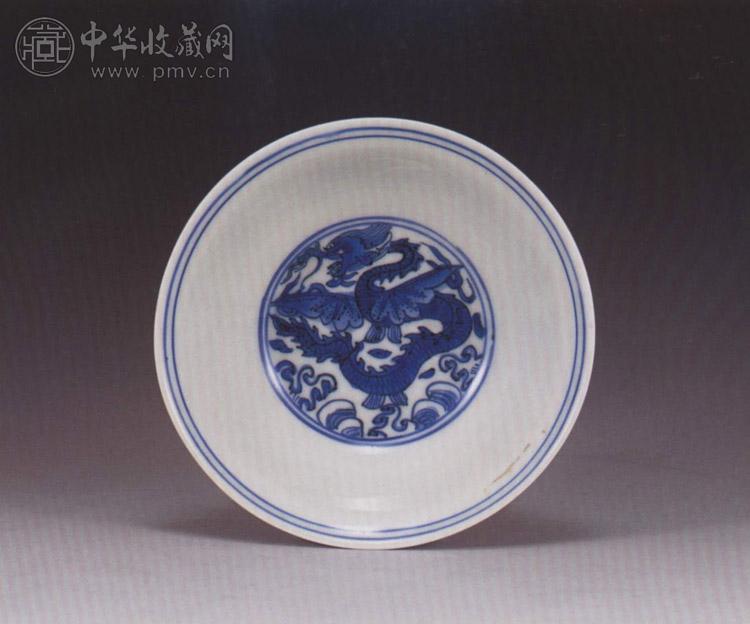 明万历 青花八宝纹碗