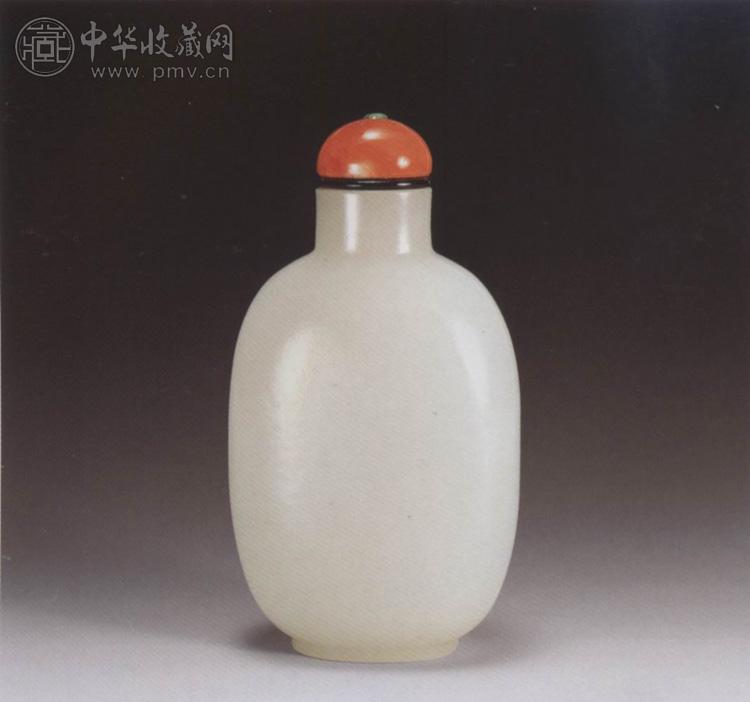 清乾隆 白玉鼻烟壶