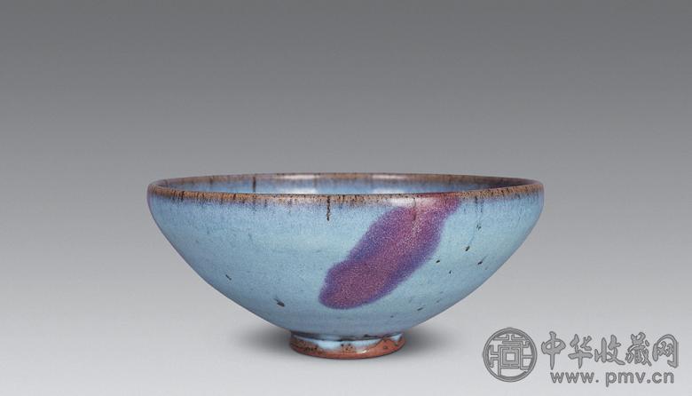金-元 钧窑红斑大碗