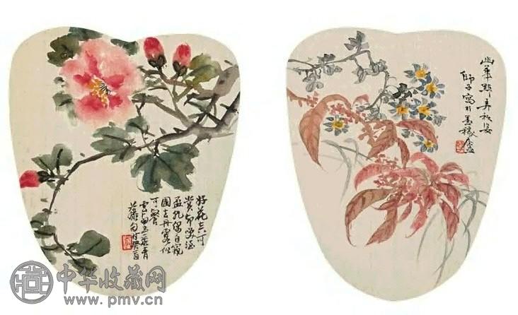 赵云壑 癸酉(1933年)作 杂画册 册页 八开 设色绢本