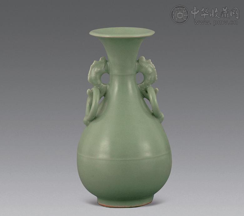 宋-元 龙泉双龙耳瓶