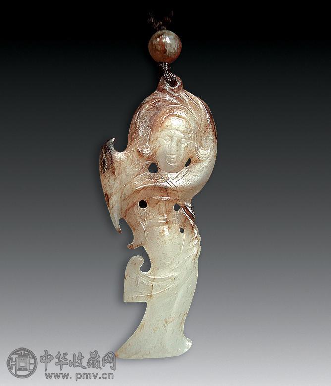 西汉 白玉舞女俑