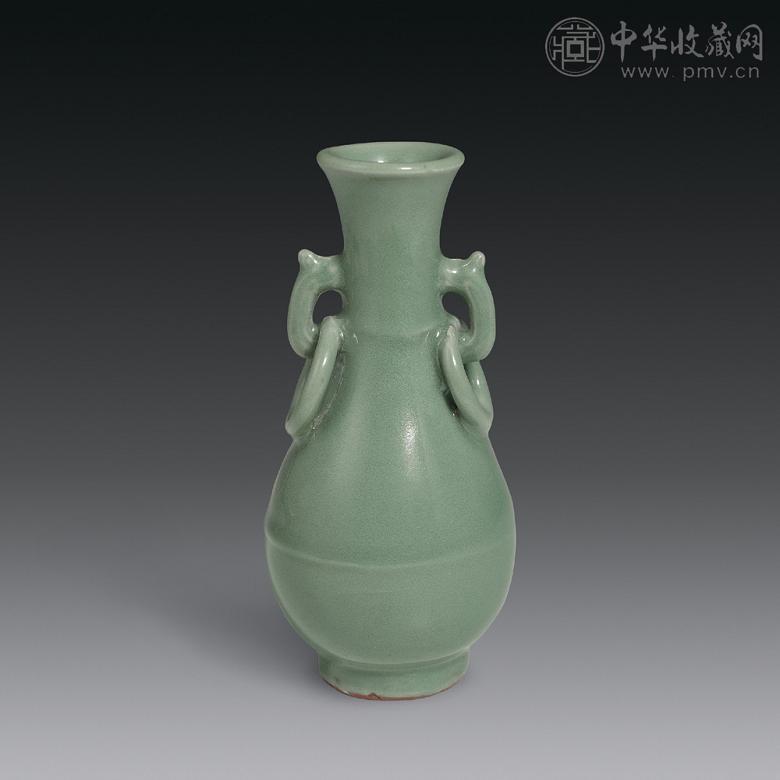 元 龙泉双环耳瓶