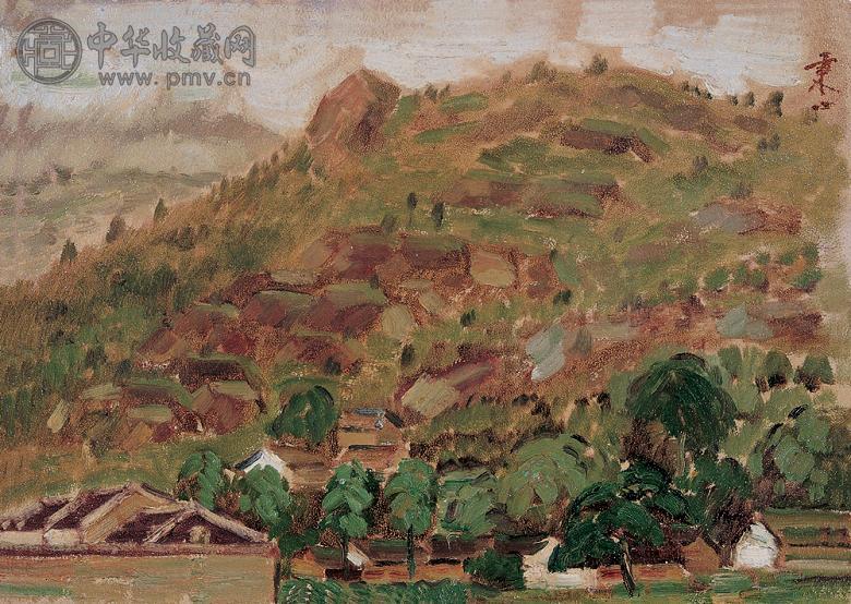 戴秉心 青山常在 油画 画布