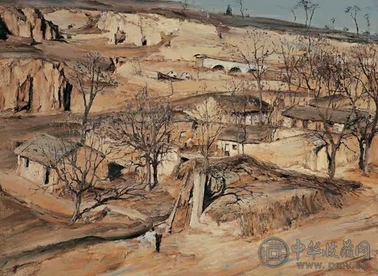 崔国强 1996年 风景 布面油画