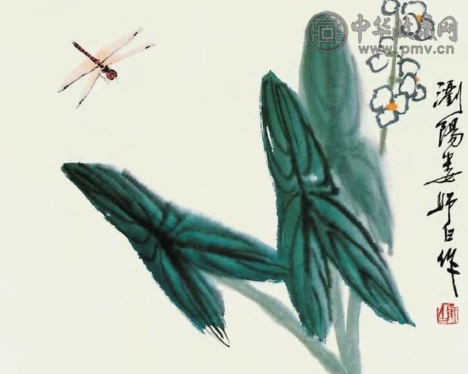 娄师白 花虫 镜心 纸本
