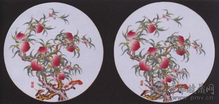 晚清/民国 粉彩盘一组