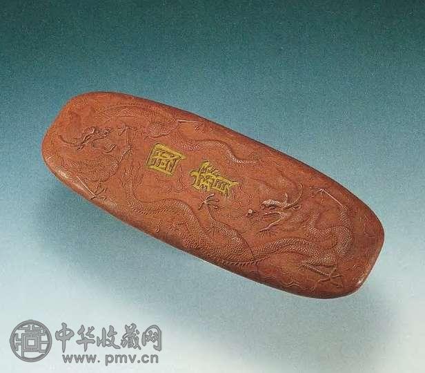 清乾隆 国宝朱砂御制墨