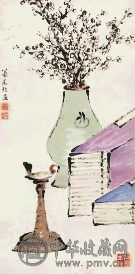 近现代 王瑶卿 春夜 轴