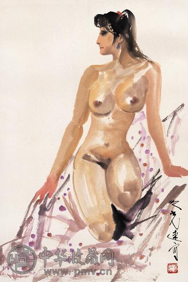 杨之光 人物 镜心 设色纸本