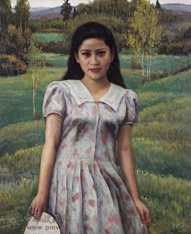 李荣洲 夏之恋 布面油画