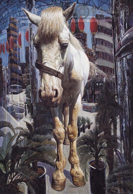 周宗凯 沉默 布面油画