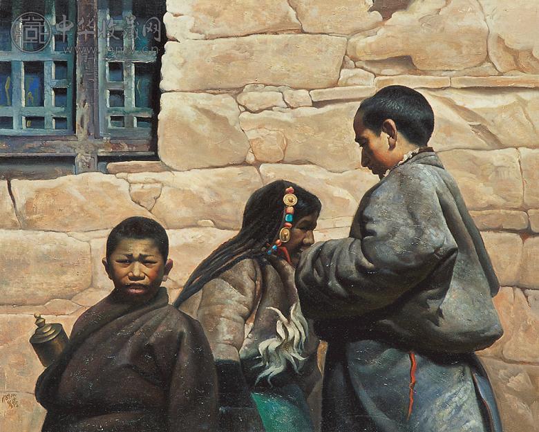 刘宁 1989年作 布面 油画