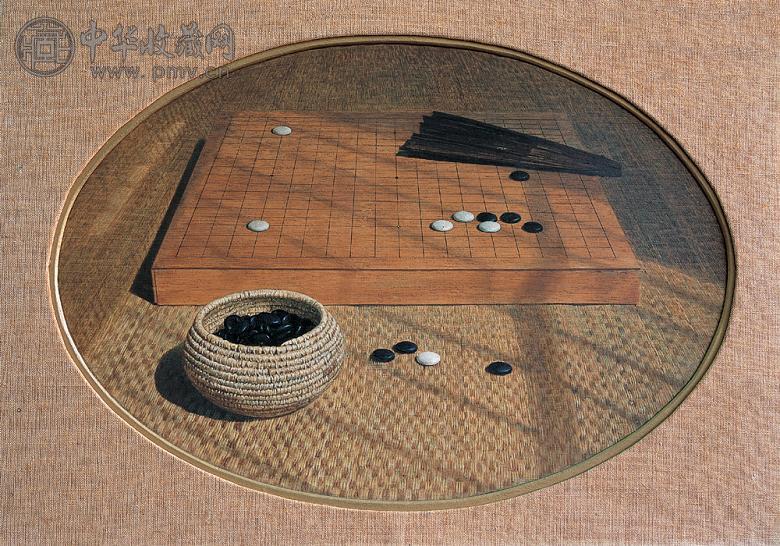 黄鸣 夏日黄昏 布面