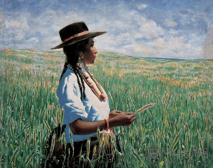 雷着华 正午的阳光 布面