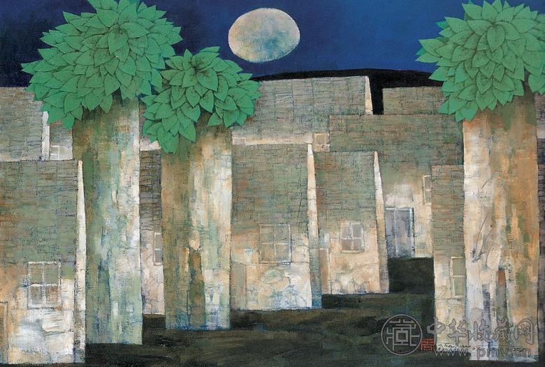 周加华 对自然景物的演绎 布面 油画