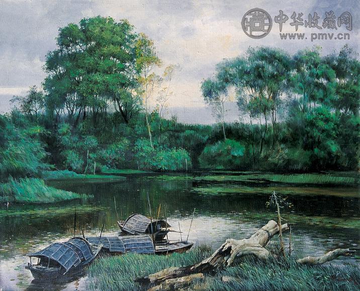 毛文佐 夏凉 布面