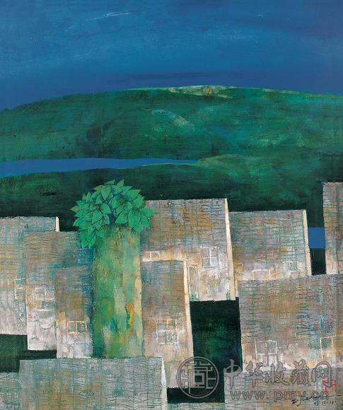 周加华 自然景物 布面 油画