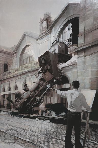 谢军 2005年作 风景写生之一 布面油画