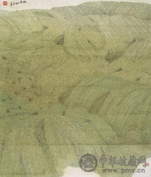 赵贱球 瞰春 镜心