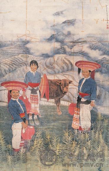 唐凤鸣 山那边 镜心