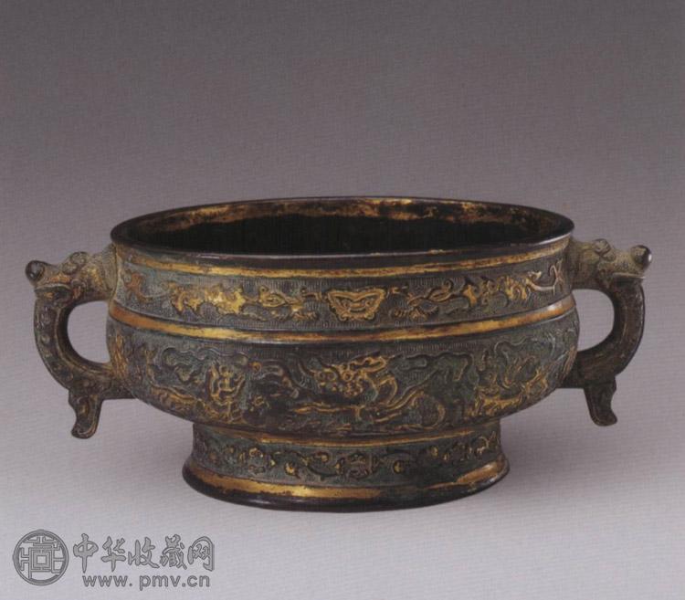 明 胡文明铜式炉