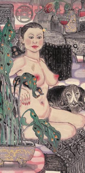 卢晓峰 人体 镜心