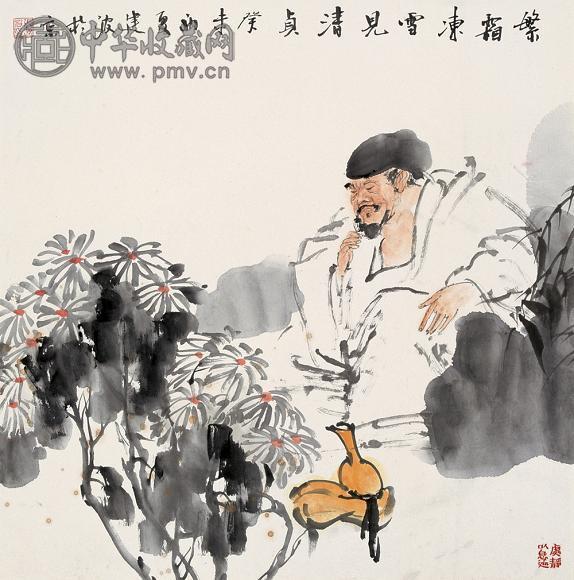 张建波 繁霜冻雪 镜心