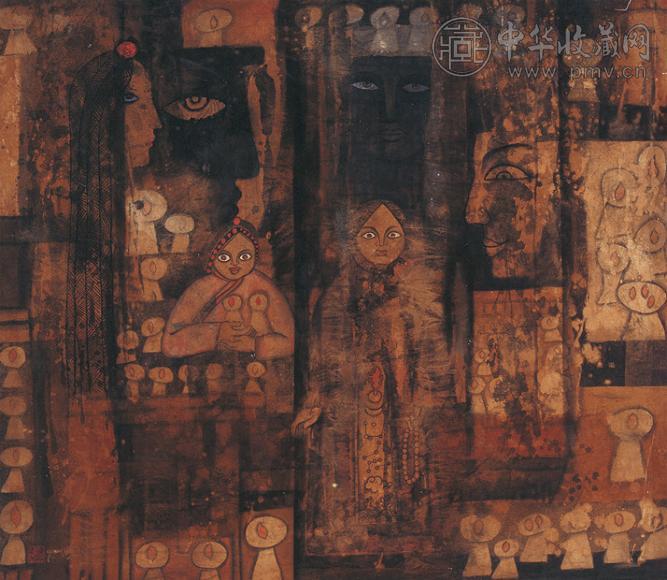 巴玛扎西 燃灯节 镜心