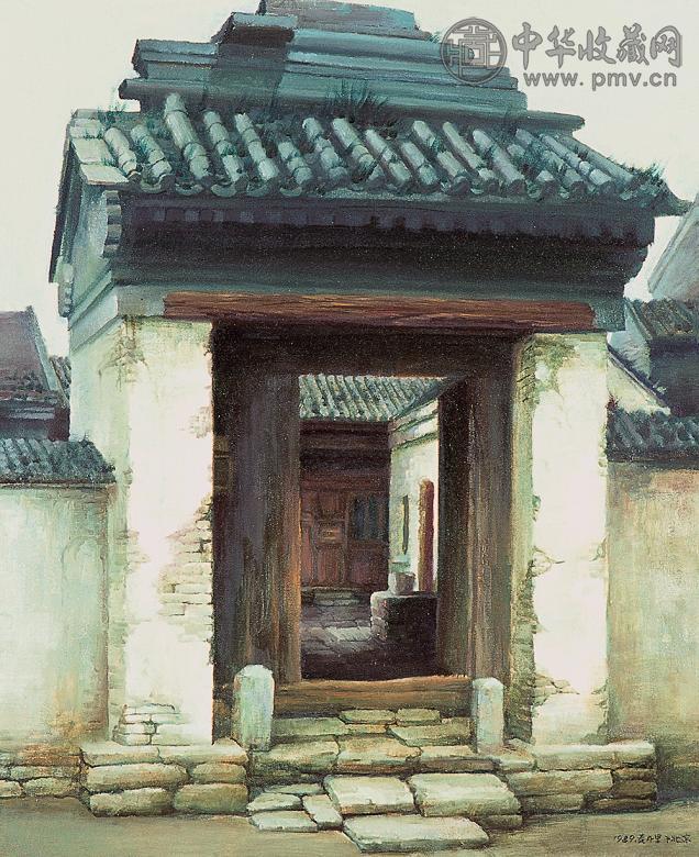 秦千里 1989年作 布面 油画